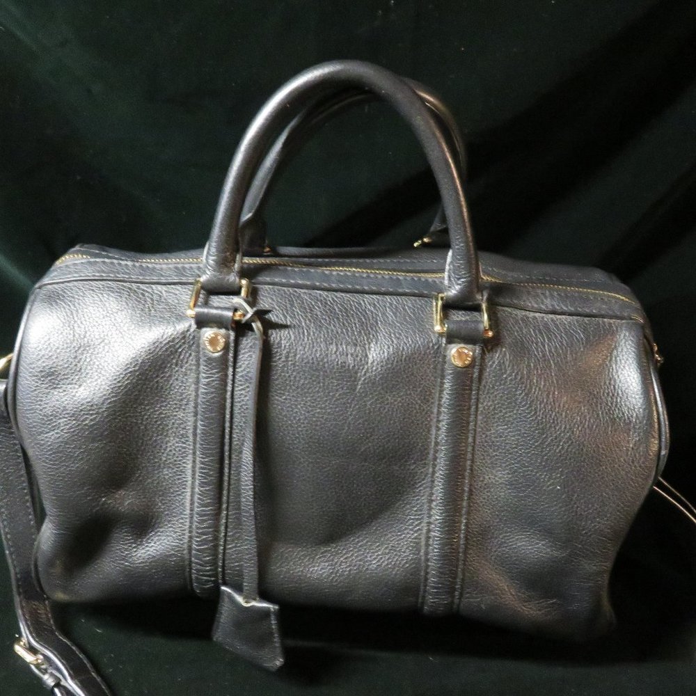 Louis Vuitton Sofia Coppola Black Leather Bag NICE!